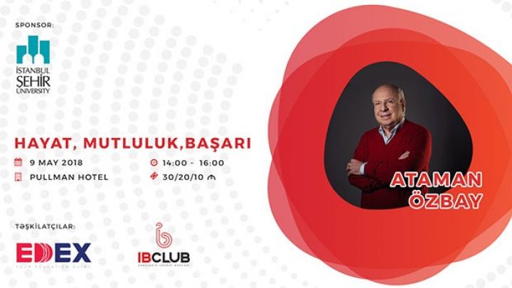Tanınmış iş adamı, yazar, ixtiraçı Ataman Özbay Bakıya gəlir