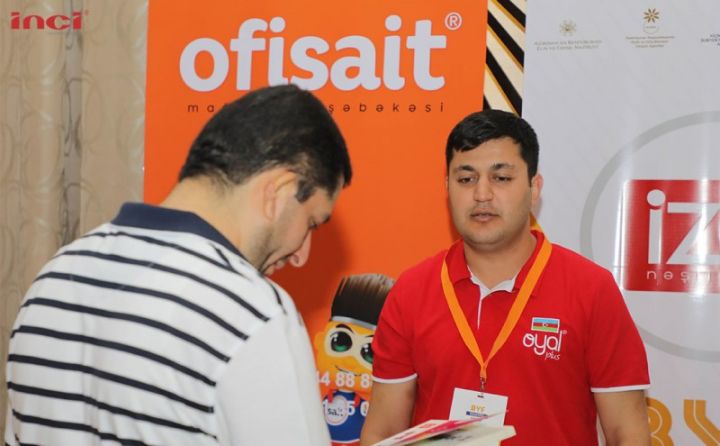 “OFİSAİT” şəbəkəsi və İZƏ nəşriyyatı təhsil sərgi-yarmarkasında - FOTOLAR