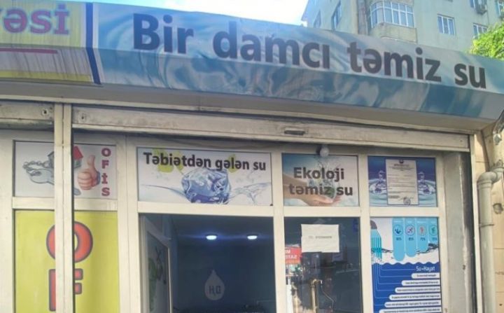 “Bir damcı”ya su emalı qadağan olundu