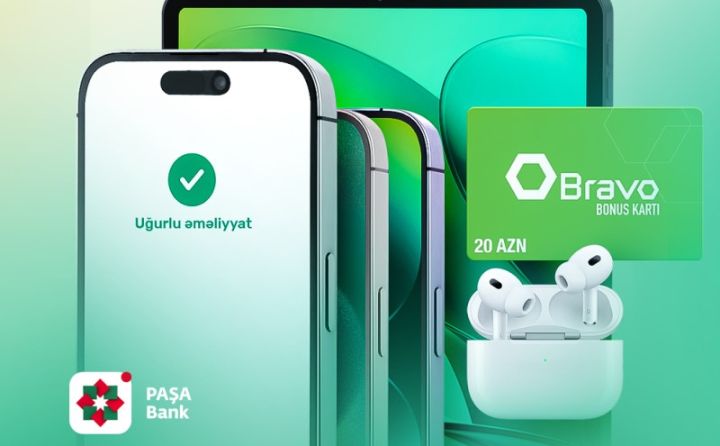 “PAŞA Bank” mobil tətbiqində əməliyyatlar edin və dəyərli hədiyyələr qazanın!