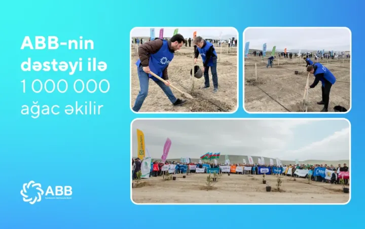 ABB-nin dəstəyi ilə 1 000 000 ağac əkilir