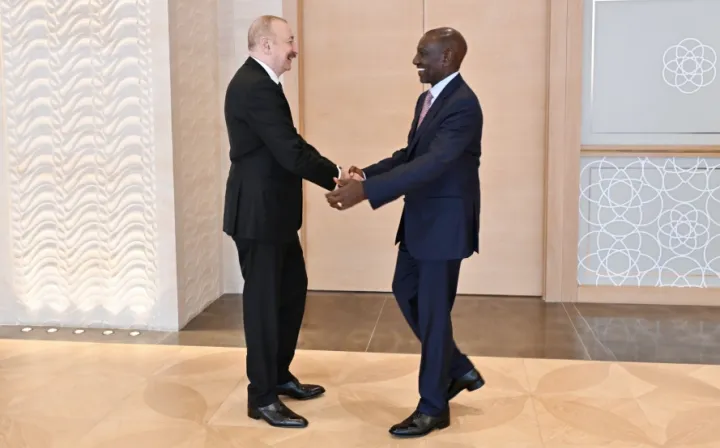 Prezident İlham Əliyev Keniya Prezidentilə görüşüb