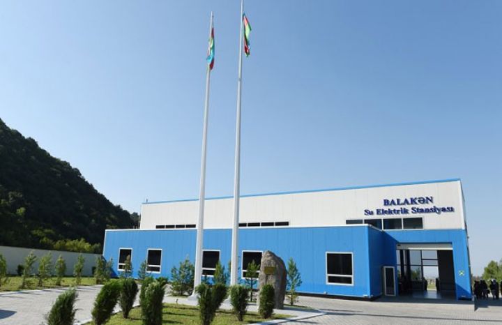 Prezident Su Elektrik Stansiyasını işə saldı