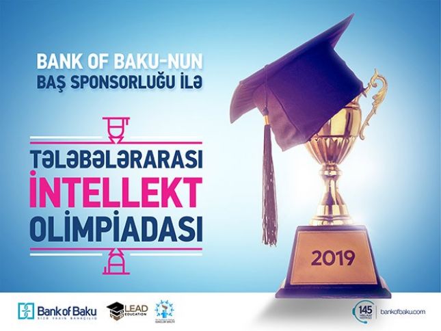 Bank of Baku-dan Tələbələrarası İntellekt Olimpiadasına DƏSTƏK!