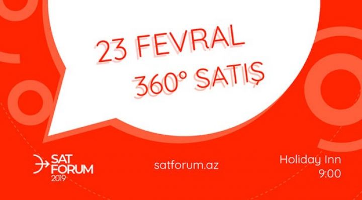 SAT Forum - 360 dərəcə satış-satış haqqında hər şey!