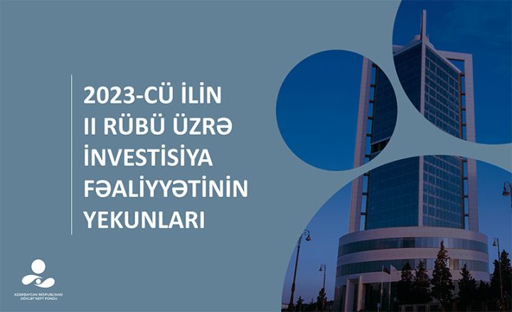 Dövlət Neft Fondu investisiya fəaliyyətinin yekunlarını açıqladı