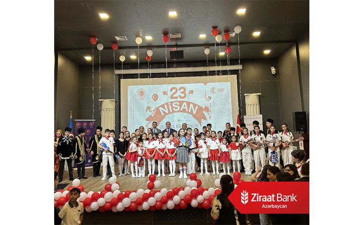 "Ziraat Bank Azərbaycan"dan 23 Aprel Milli Suverenlik və Uşaq Bayramı Günü münasibətilə təşkil olunan tədbirə dəstək!