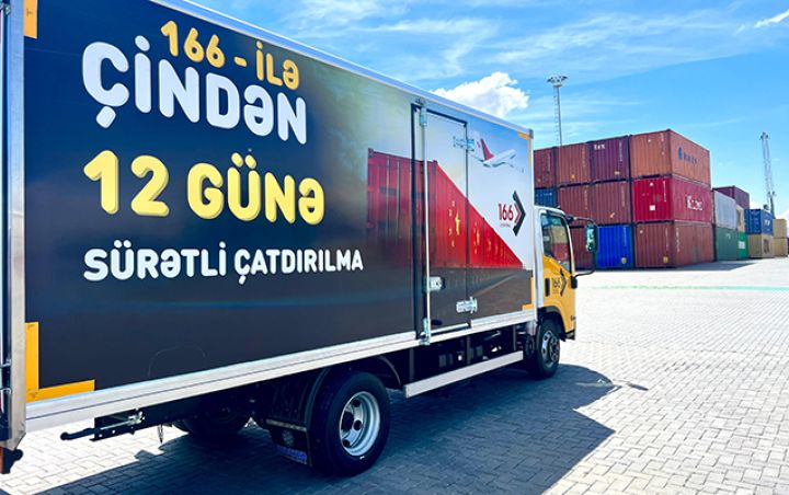 “166 Logistika” ilə Çindən 12 günə sürətli çatdırılma - Regionda bir ilk