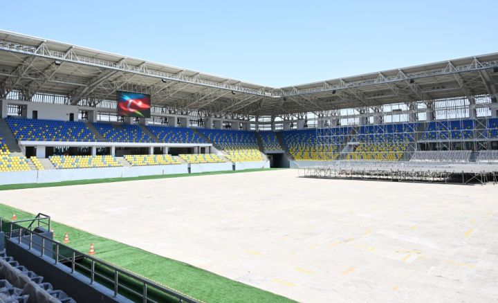 15 min 343 yerlik yeni stadion - sentyabrın 28-dən III MDB Oyunlarına ev sahibliyi edəcək